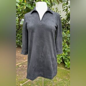 J. McLaughlin Faux Suede Tunic Top - size S